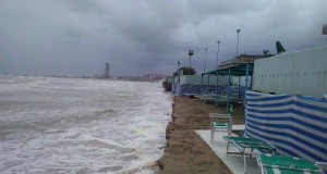 La violenta mareggiata che ha colpito la Romagna nel febbraio scorso